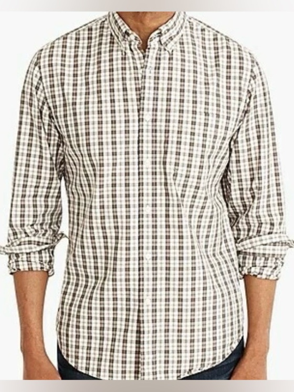 J.Crew Men’s Classic Secret Wash Plaid Button Down Shirt Men’s Small